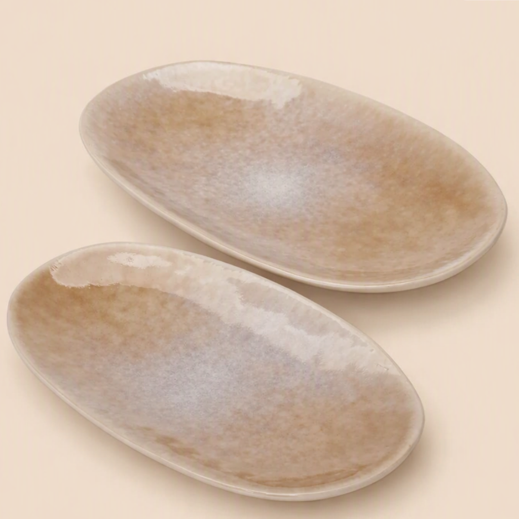 SAHARA STONE WHERE זוג פלטות אובלים