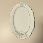 סט 2 מגשים אובליים אורכים 35/30 ס"מ Lily לילך New Bone China