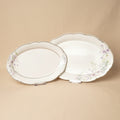 סט 2 מגשים אובליים אורכים 35/30 ס"מ Lily לילך New Bone China